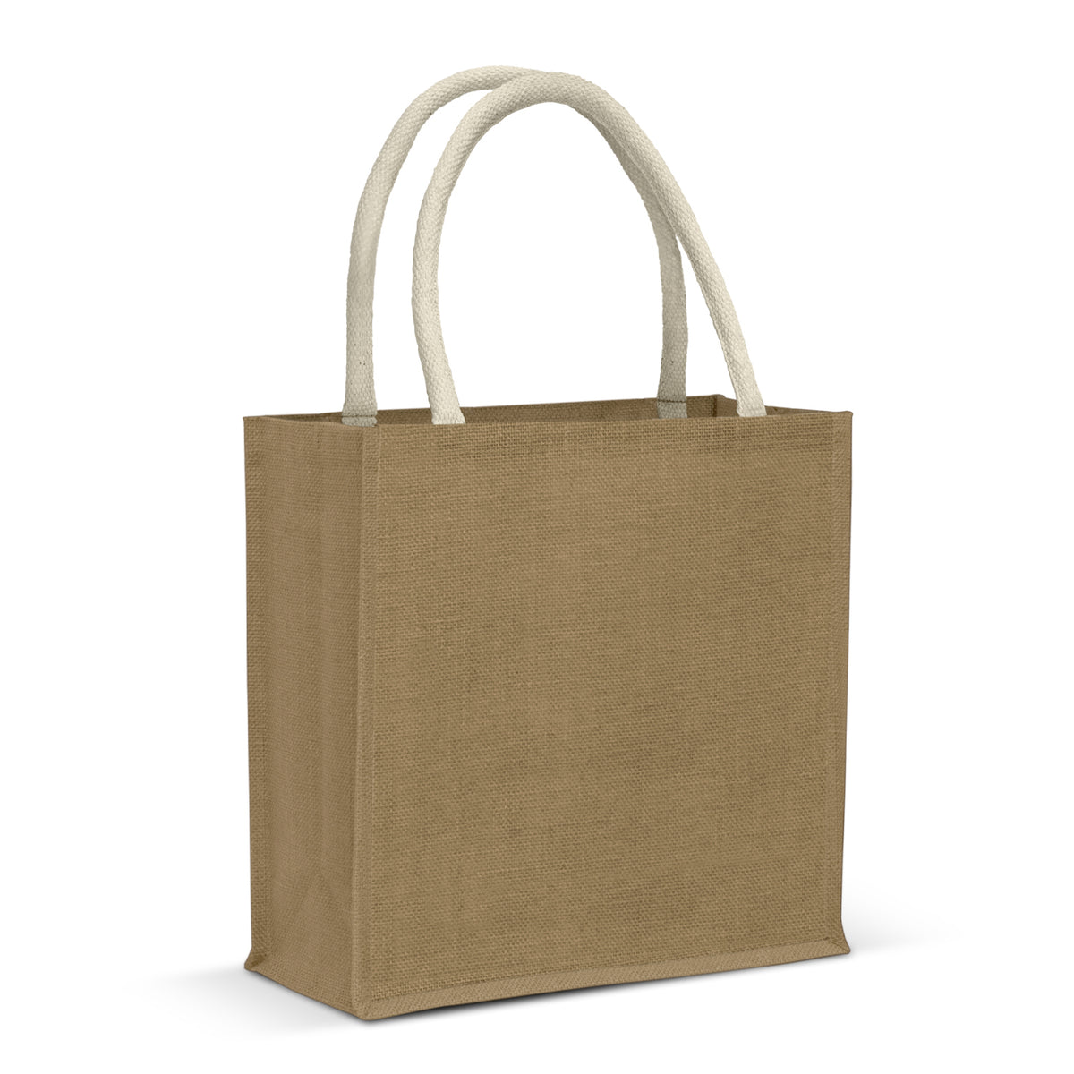 Monza Starch Jute Tote Bag - Natural