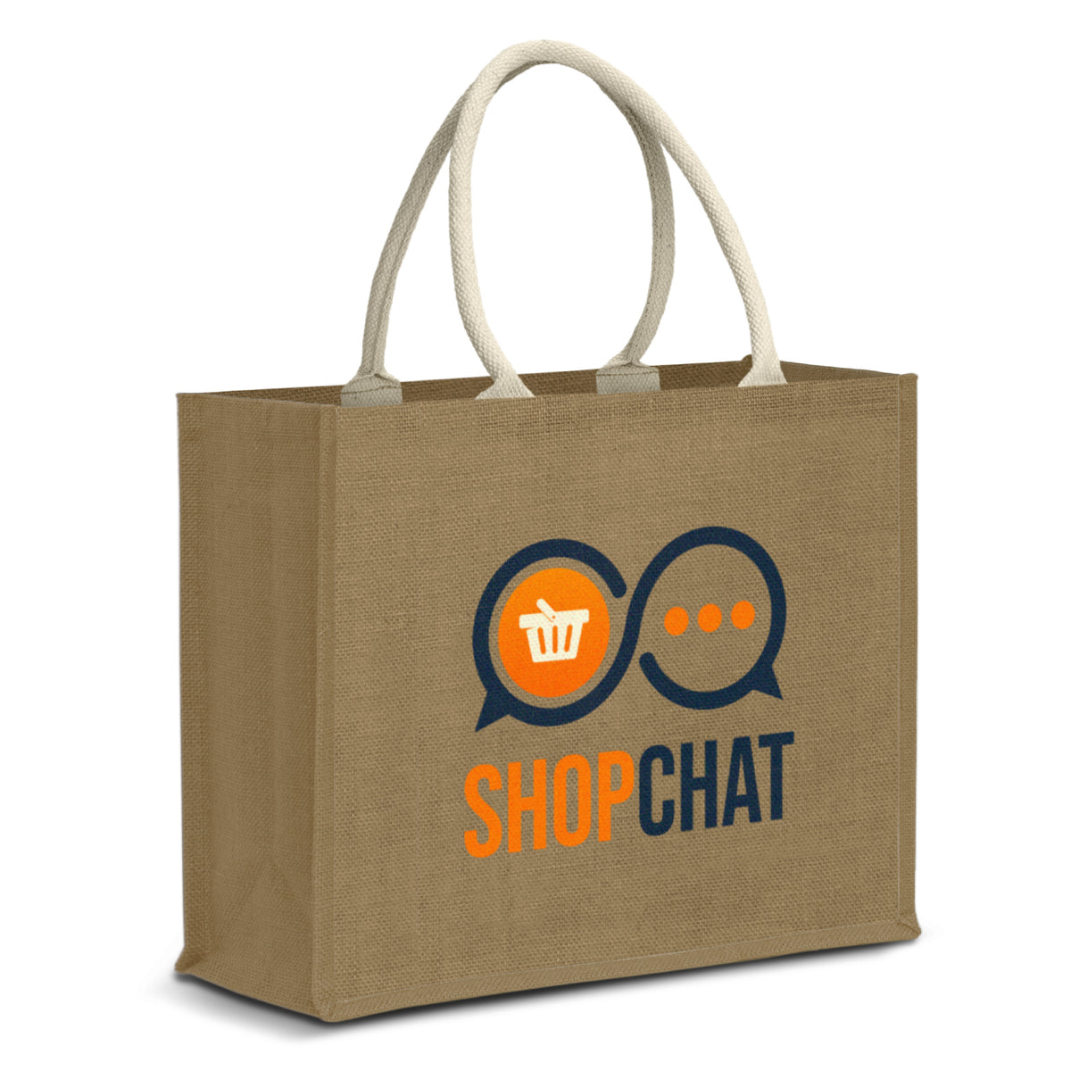 Modena Starch Jute Tote Bag - Main