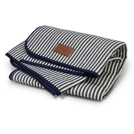 Keepsake Picnic Blanket - Natural/Navy