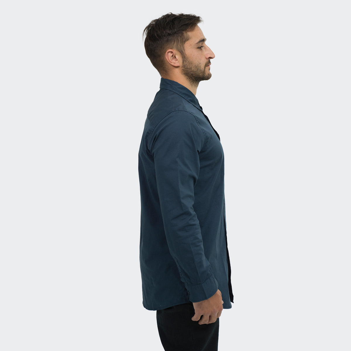TRENDSWEAR Parker Men's Poplin Shirt - Side