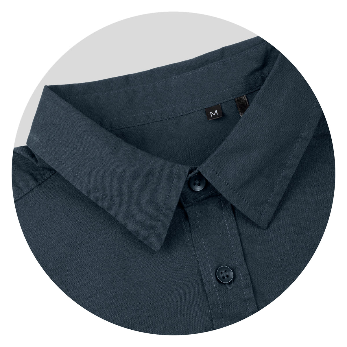 TRENDSWEAR Parker Men's Poplin Shirt - Detail
