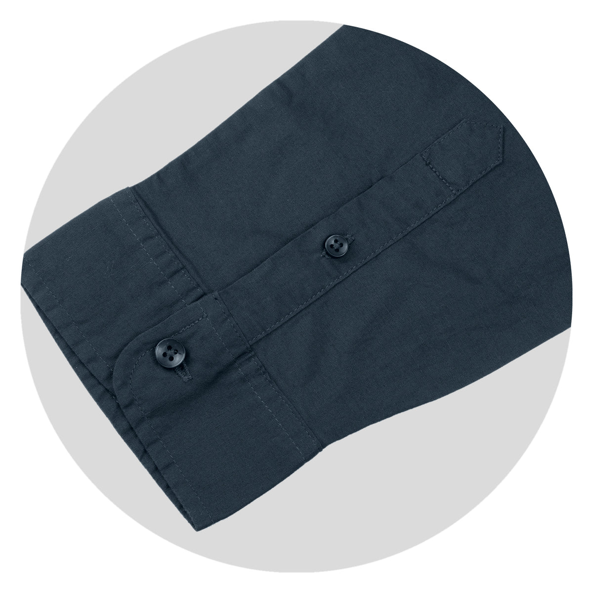 TRENDSWEAR Parker Men's Poplin Shirt - Detail