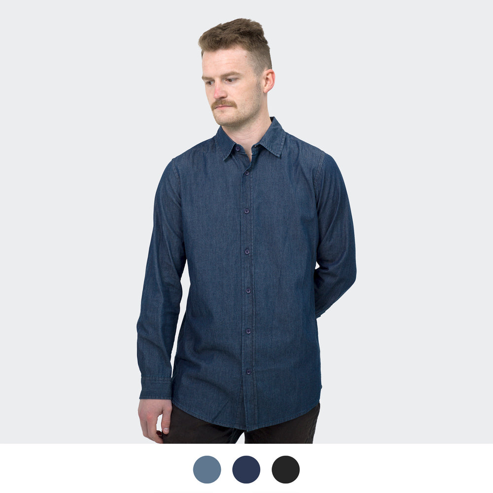 TRENDSWEAR Chester Men's Denim Shirt - Main
