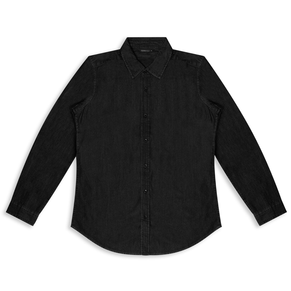 TRENDSWEAR Chester Men's Denim Shirt - Black Denim