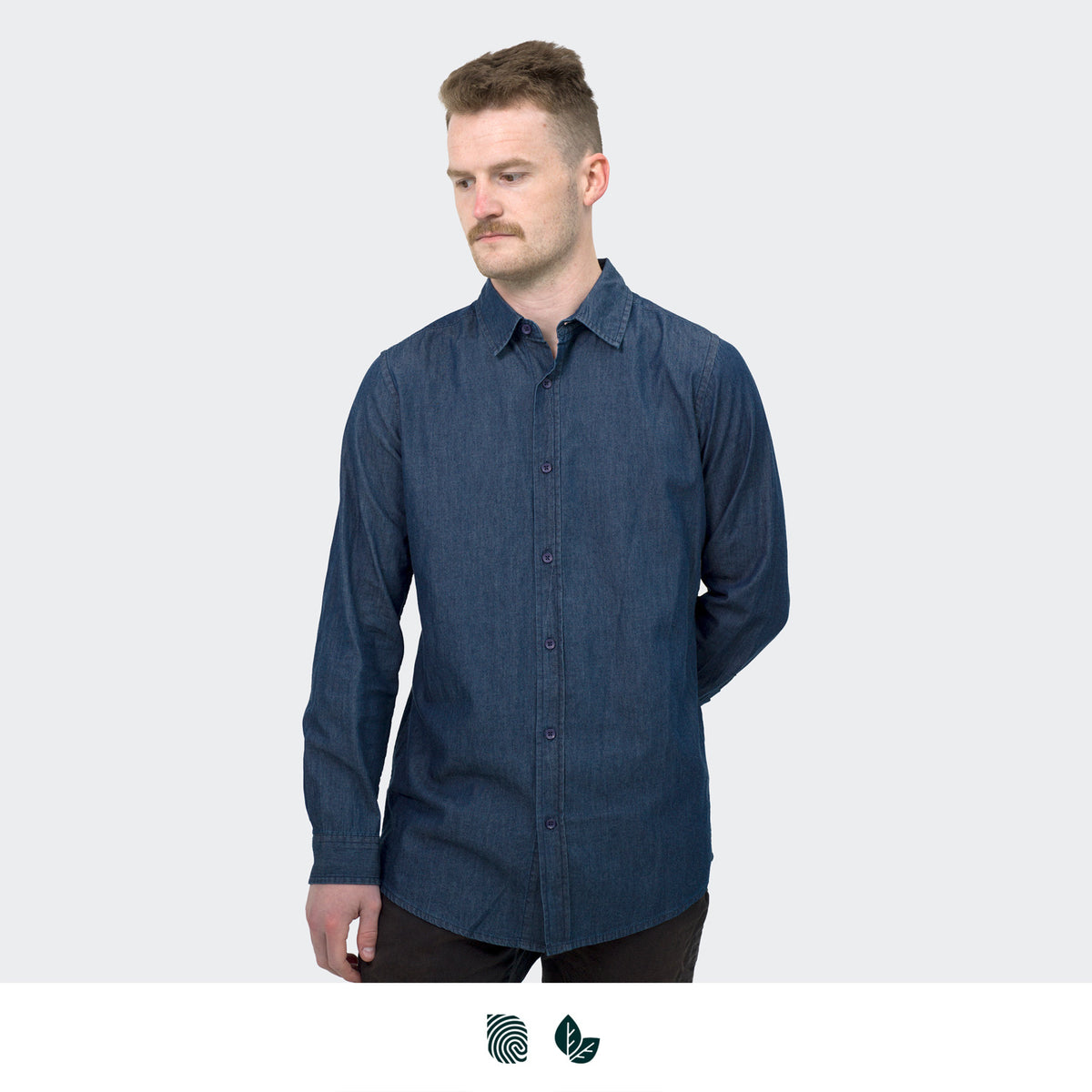 TRENDSWEAR Chester Men's Denim Shirt - Impact Aware