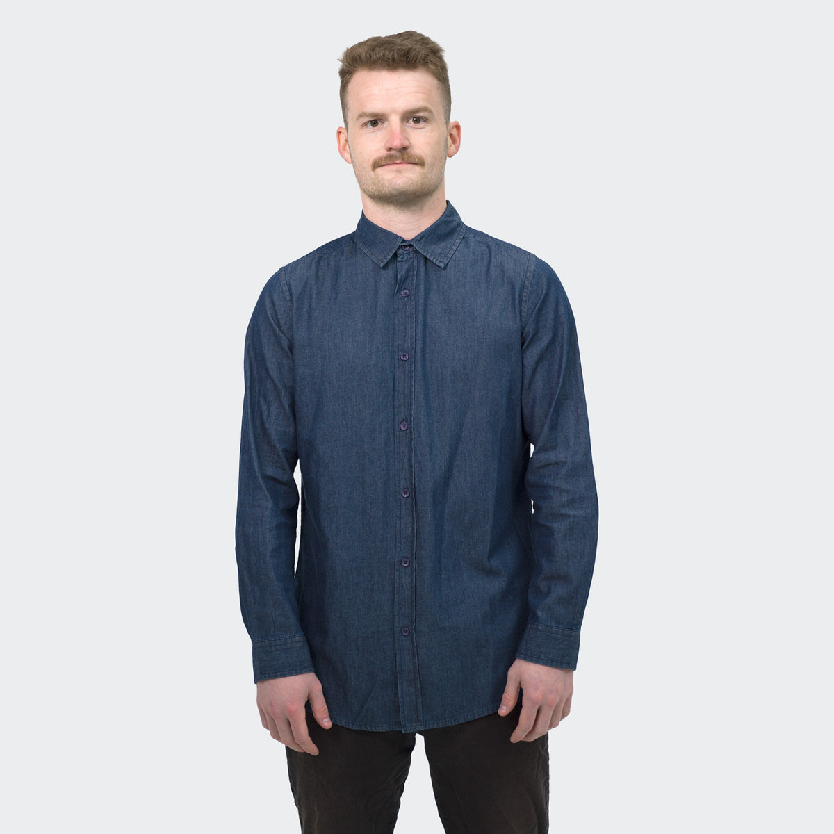 TRENDSWEAR Chester Men's Denim Shirt - Front