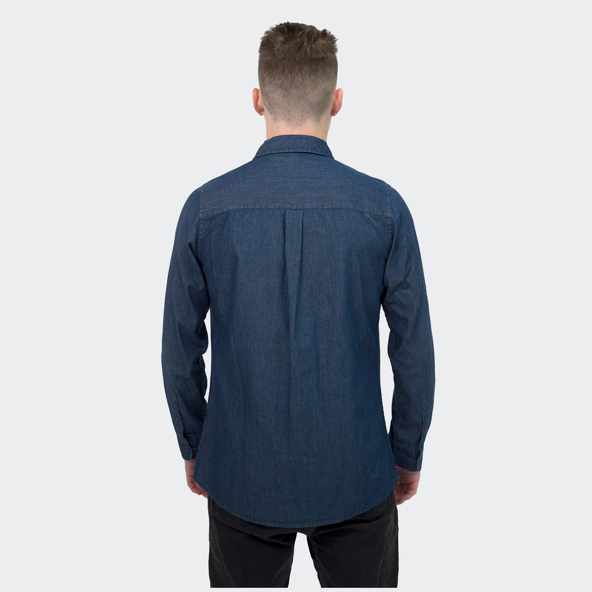 TRENDSWEAR Chester Men's Denim Shirt - Back