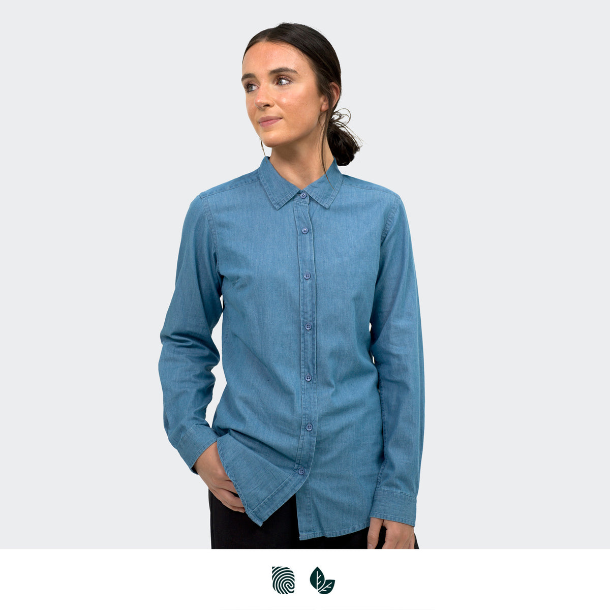 TRENDSWEAR Chester Women's Denim Shirt - Impact Aware