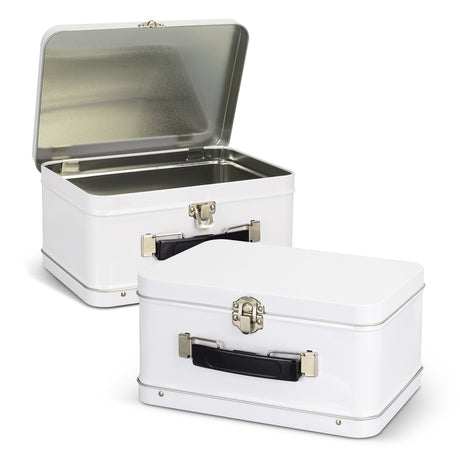 Tin Lunch Box - White
