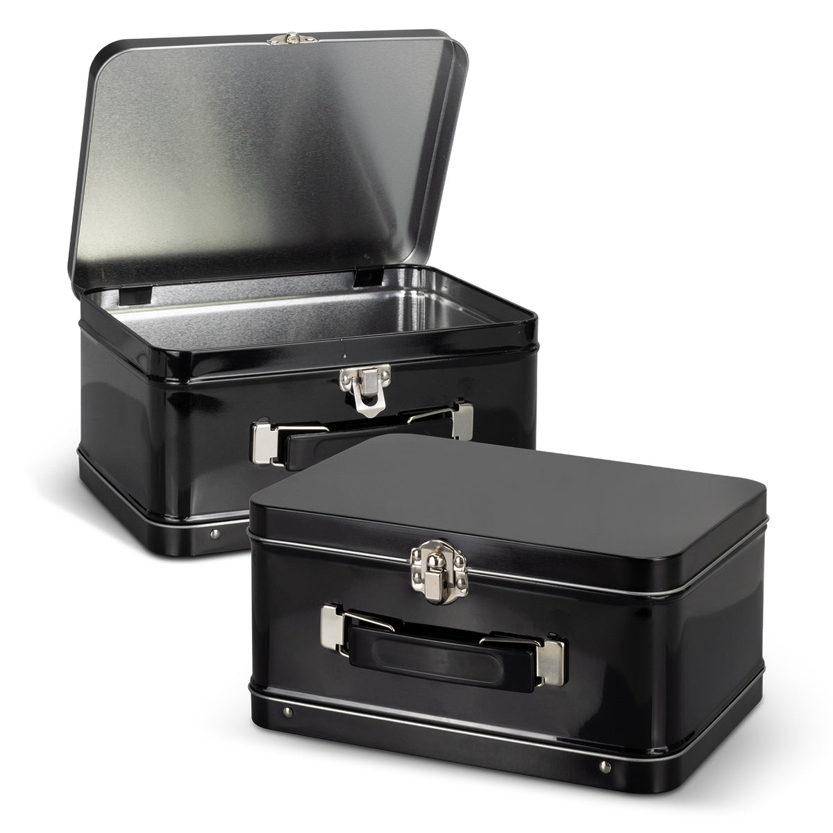 Tin Lunch Box - Black
