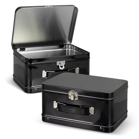 Tin Lunch Box - Black