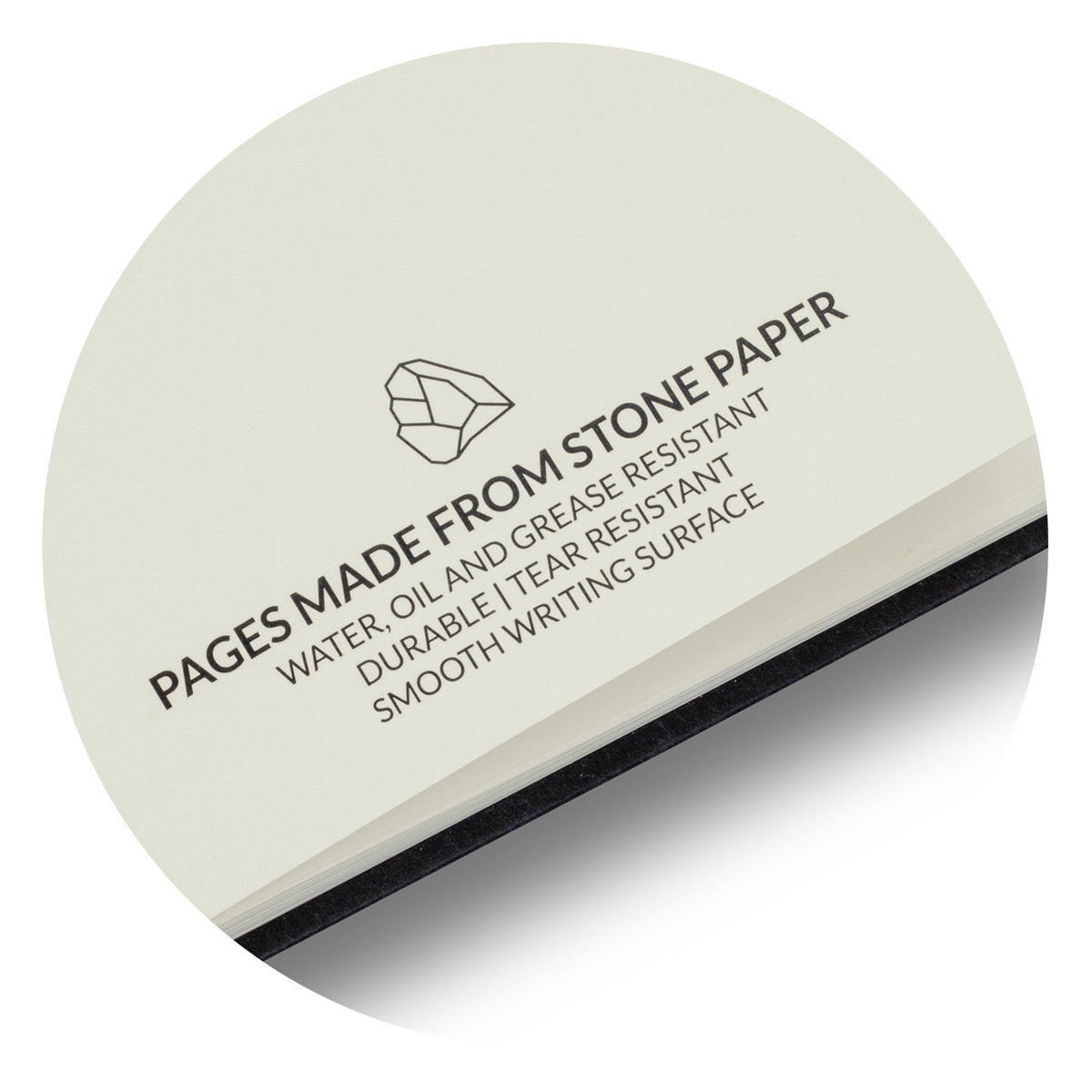 Petros Stone Paper Notebook - Detail