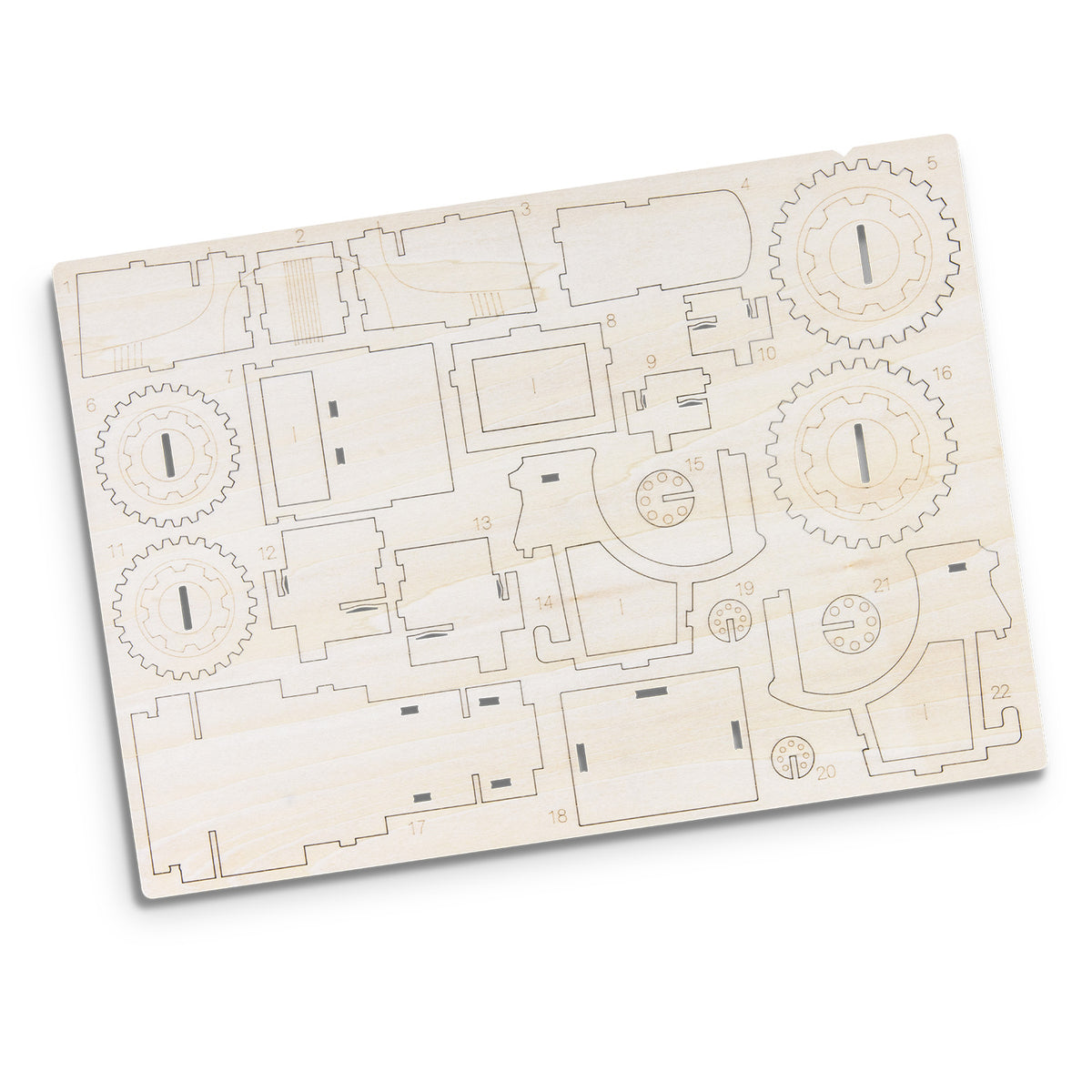 BRANDCRAFT Tractor Wooden Model - Flat Sheet