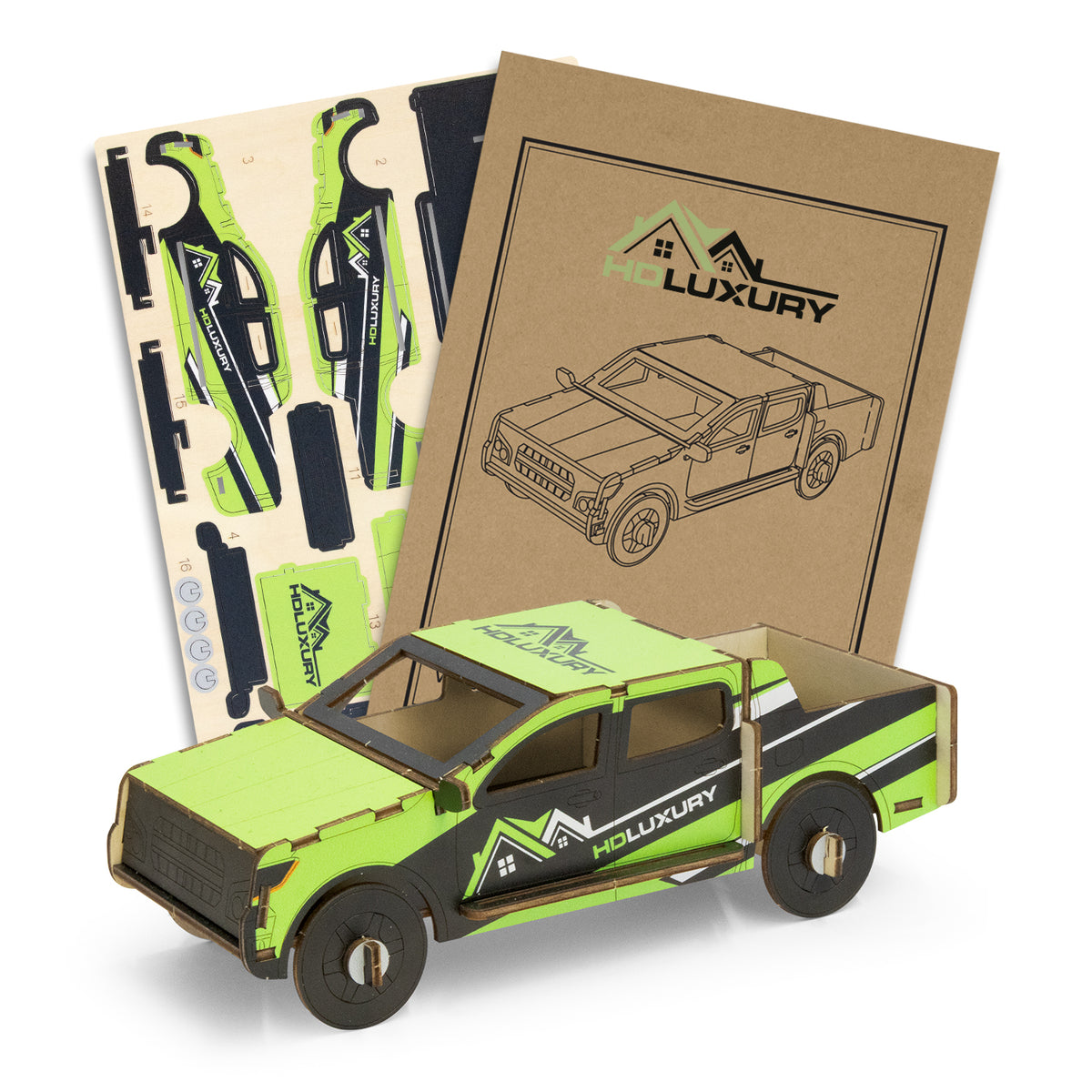 BRANDCRAFT UTE Wooden Model - Main