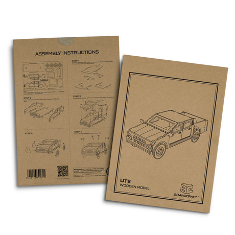 BRANDCRAFT UTE Wooden Model - Sleeve