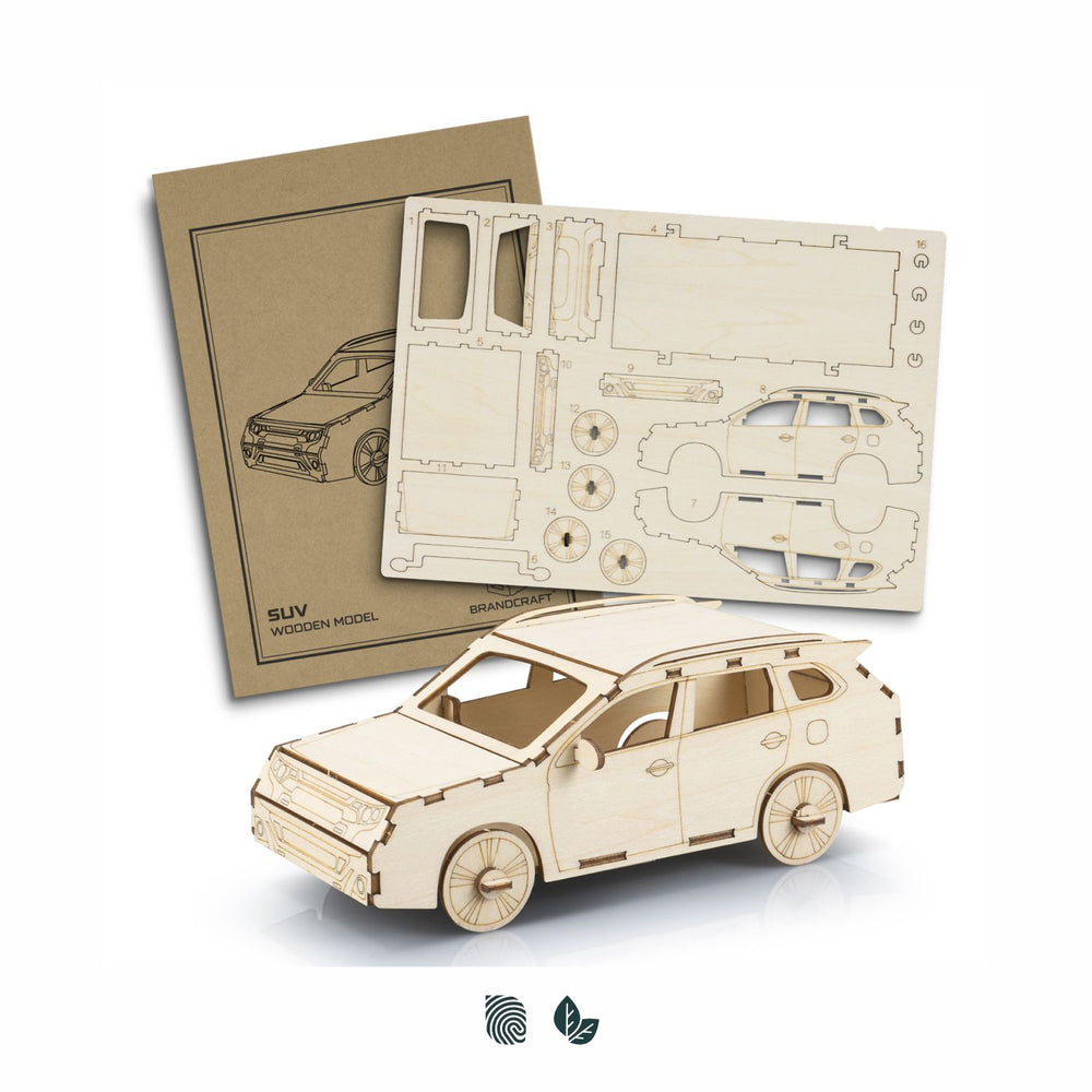 BRANDCRAFT SUV Wooden Model - Impact Aware