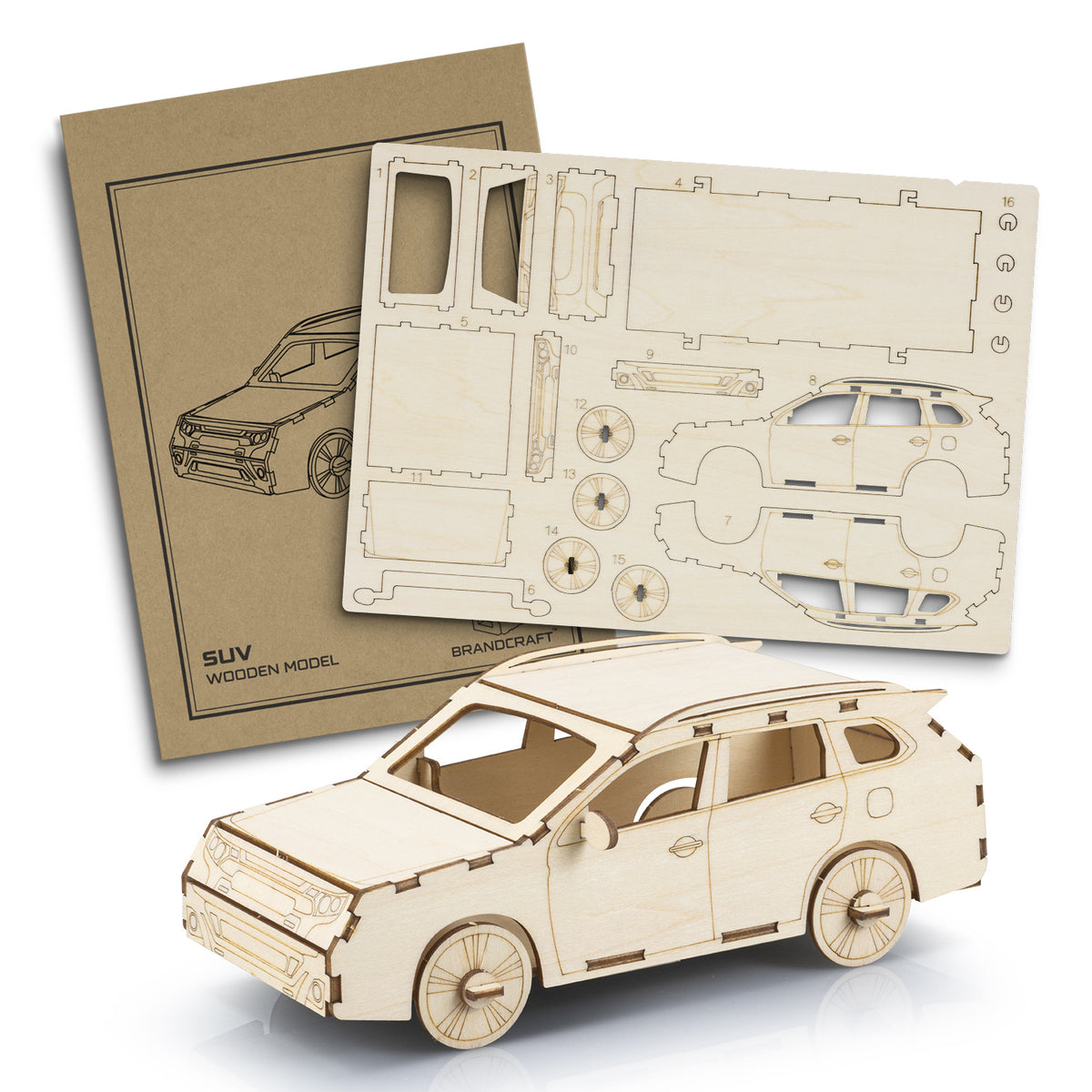 BRANDCRAFT SUV Wooden Model - Main