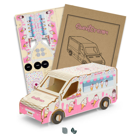 BRANDCRAFT Van Wooden Model - Impact Aware