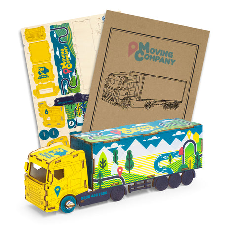 BRANDCRAFT Large Truck Wooden Model - Main