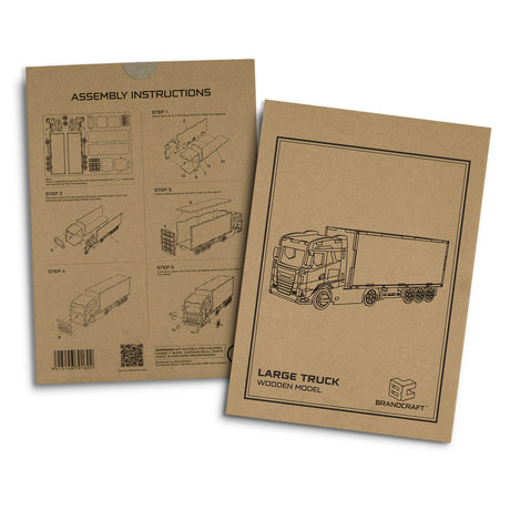 BRANDCRAFT Large Truck Wooden Model - Sleeve