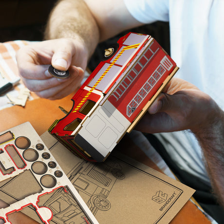 BRANDCRAFT Fire Truck Wooden Model - Feature