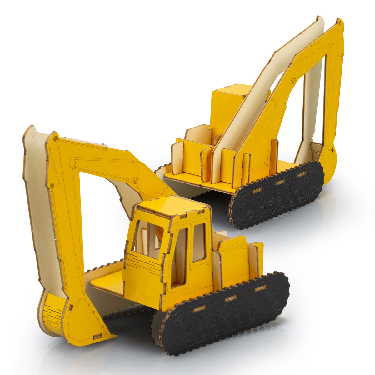 BRANDCRAFT Excavator Wooden Model - Default Digital Template
