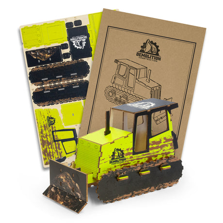 BRANDCRAFT Bulldozer Wooden Model - Main