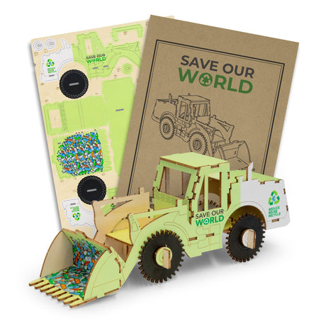 BRANDCRAFT Wheel Loader Wooden Model - Main