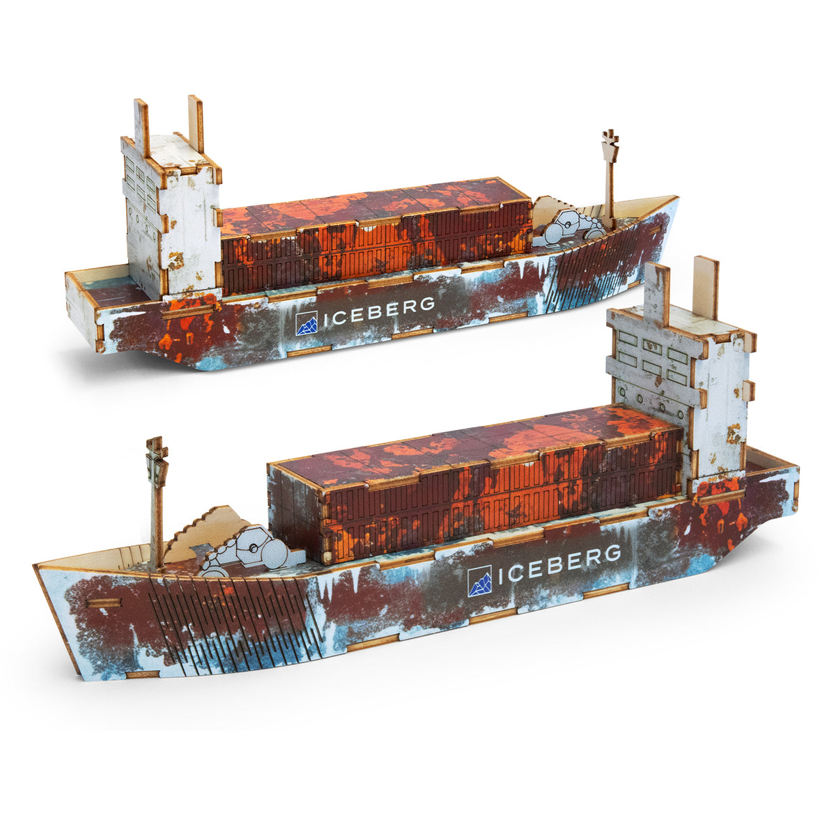 BRANDCRAFT Cargo Ship Wooden Model - Assembled