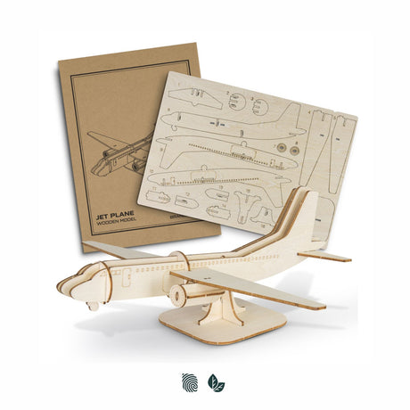 BRANDCRAFT Jet Plane Wooden Model - Impact Aware