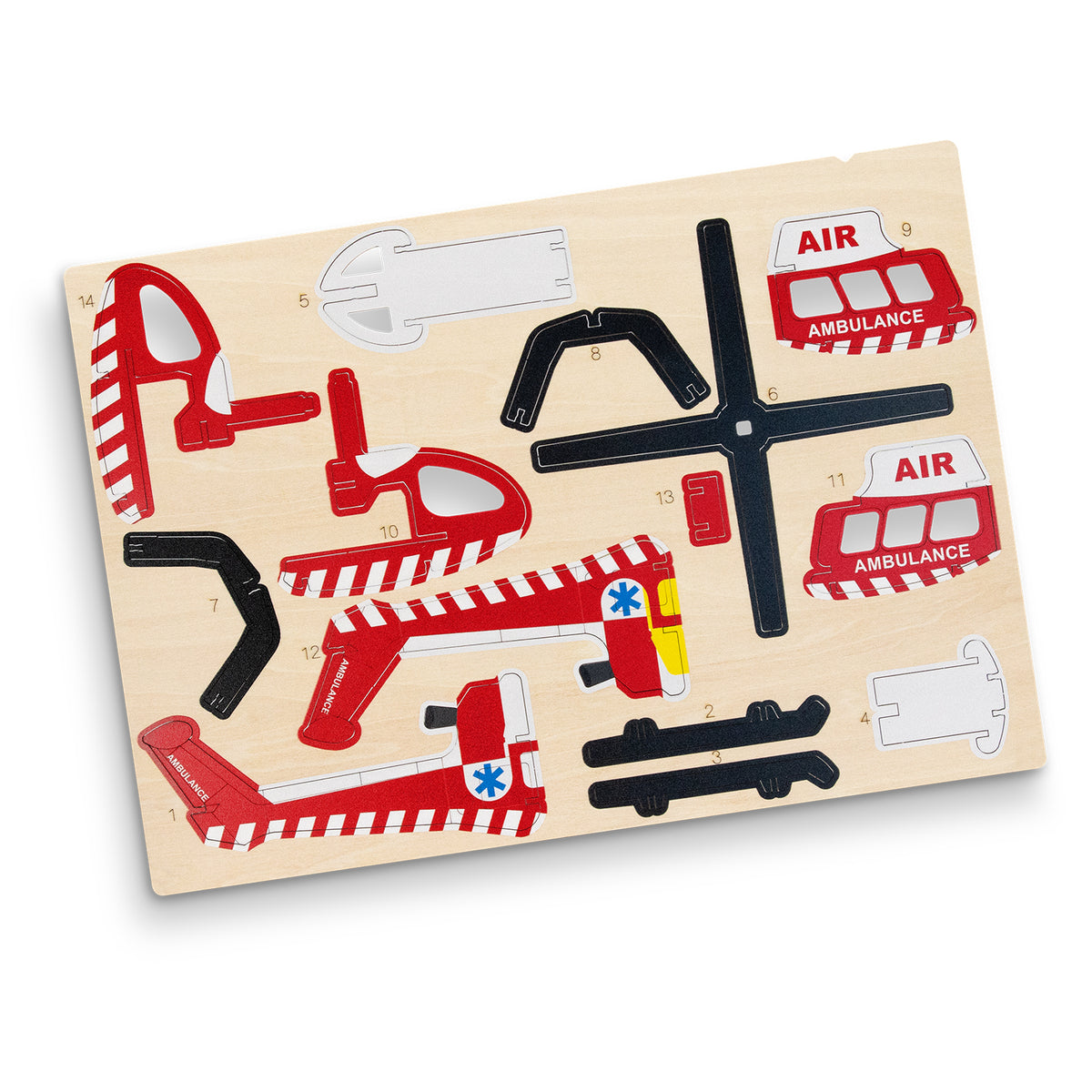 BRANDCRAFT Helicopter Wooden Model - Direct Digital