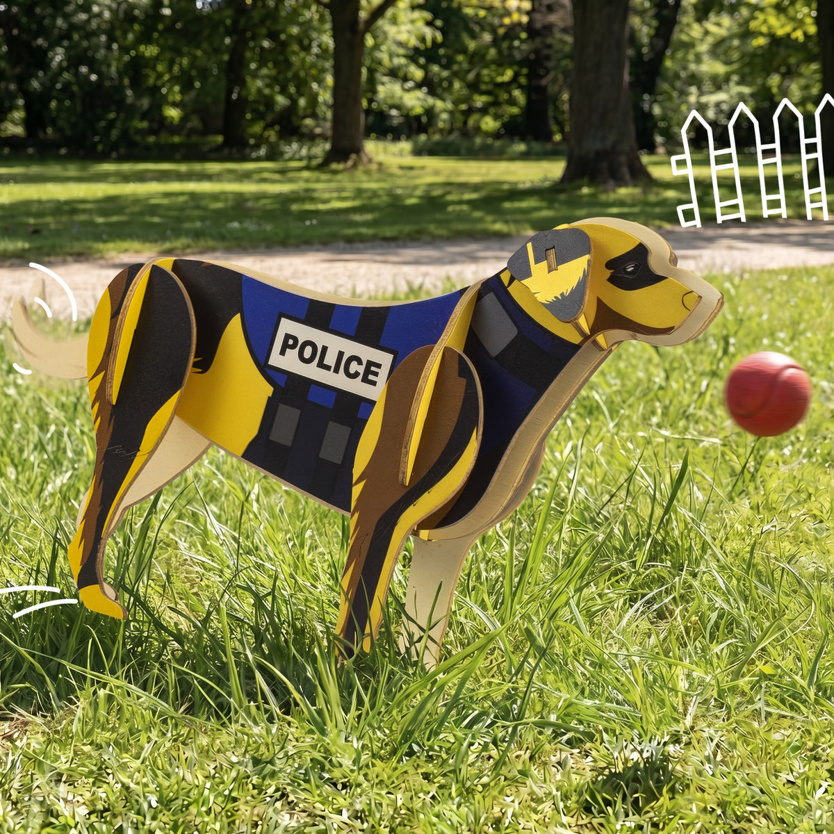 BRANDCRAFT Dog Wooden Model - Feature