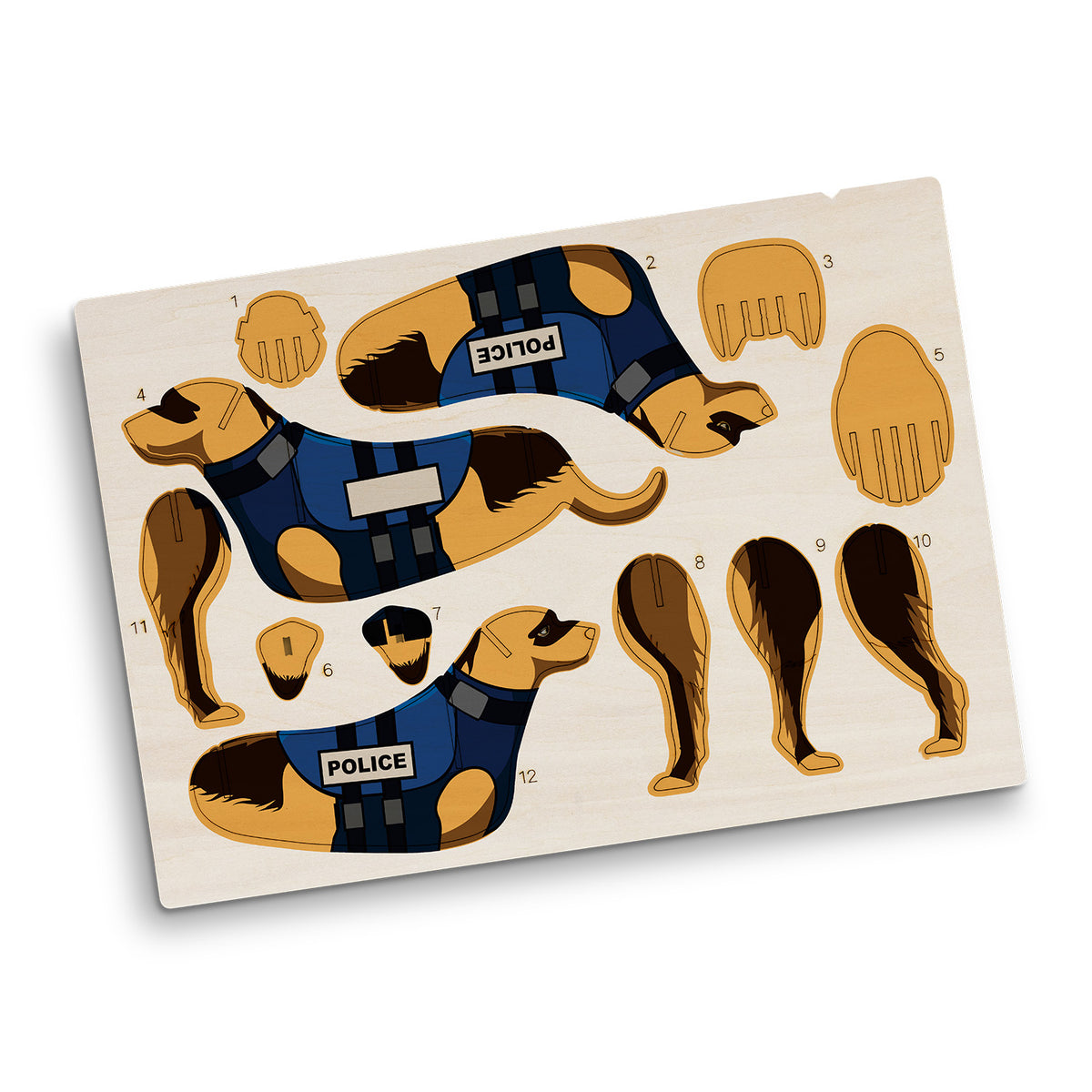 BRANDCRAFT Dog Wooden Model - Direct Digital