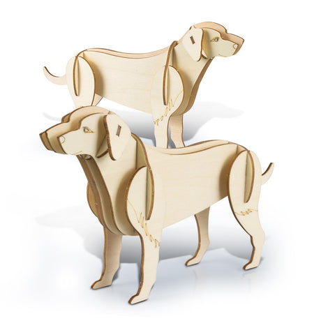 BRANDCRAFT Dog Wooden Model - Assembled