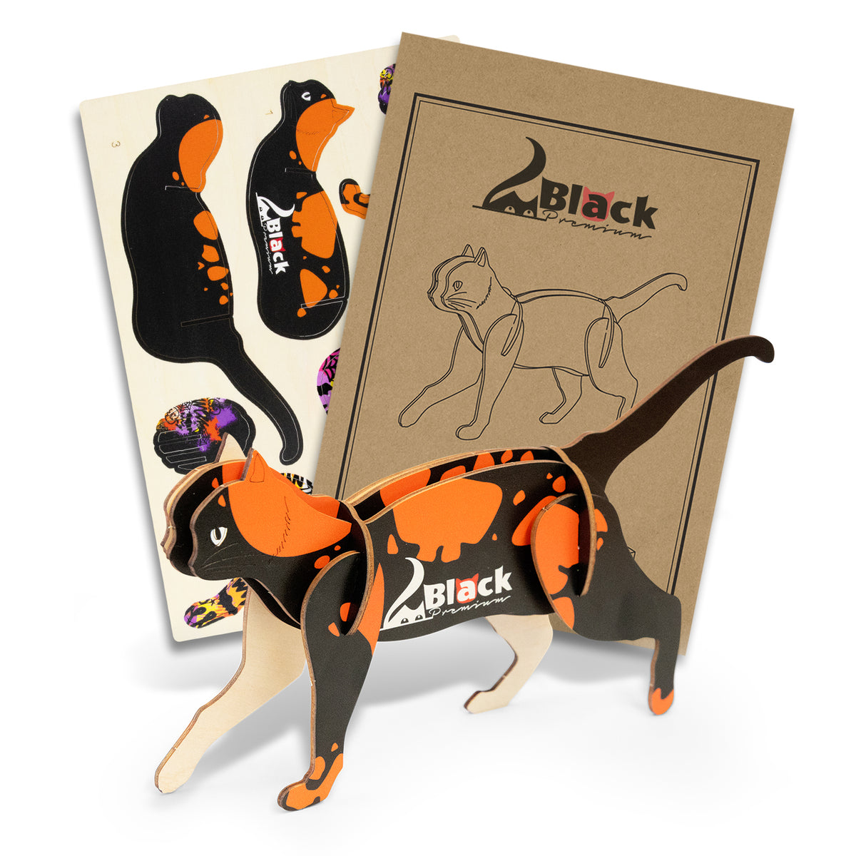BRANDCRAFT Cat Wooden Model - Main