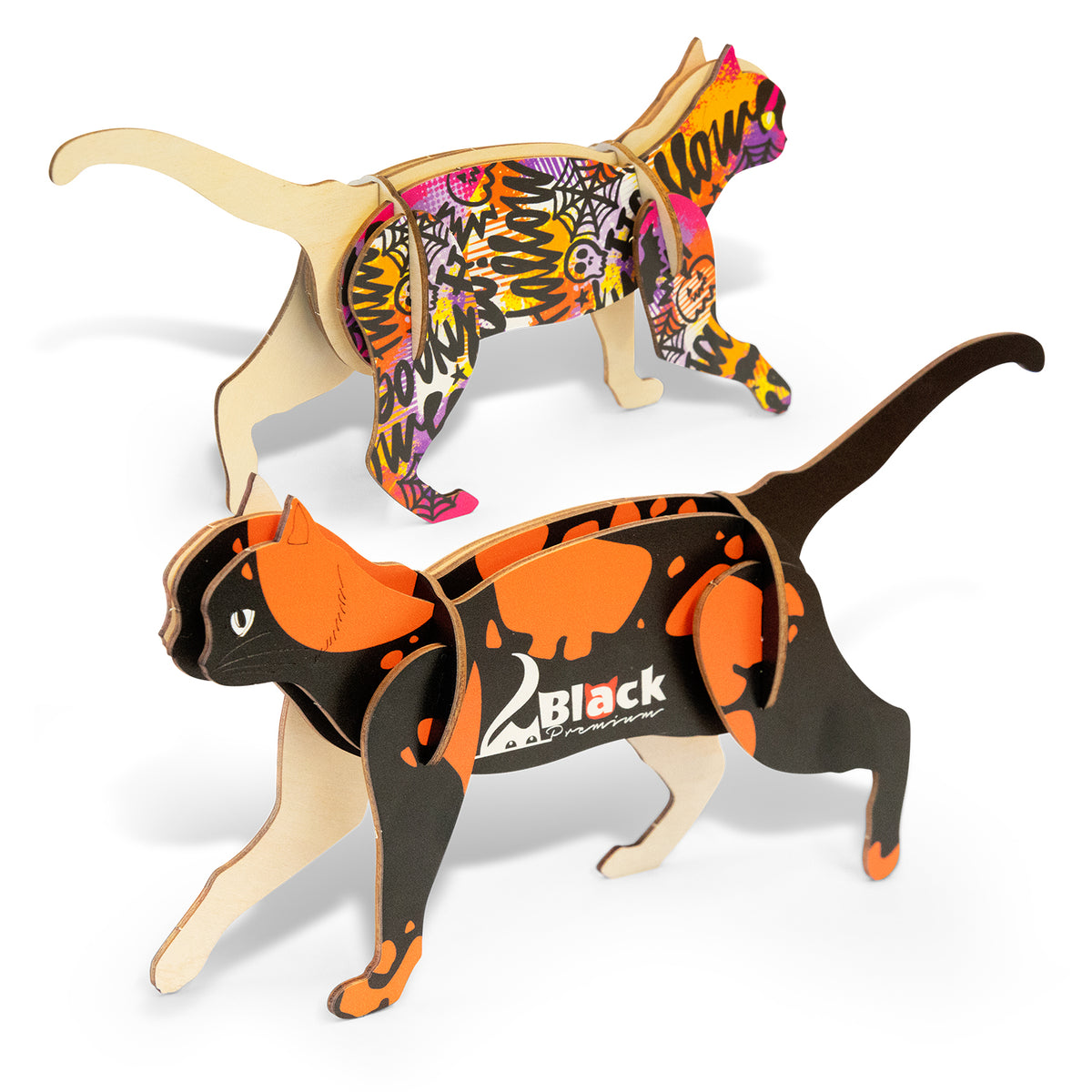 BRANDCRAFT Cat Wooden Model - Assembled