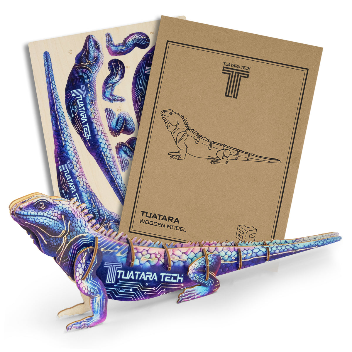 BRANDCRAFT Tuatara Wooden Model - Main