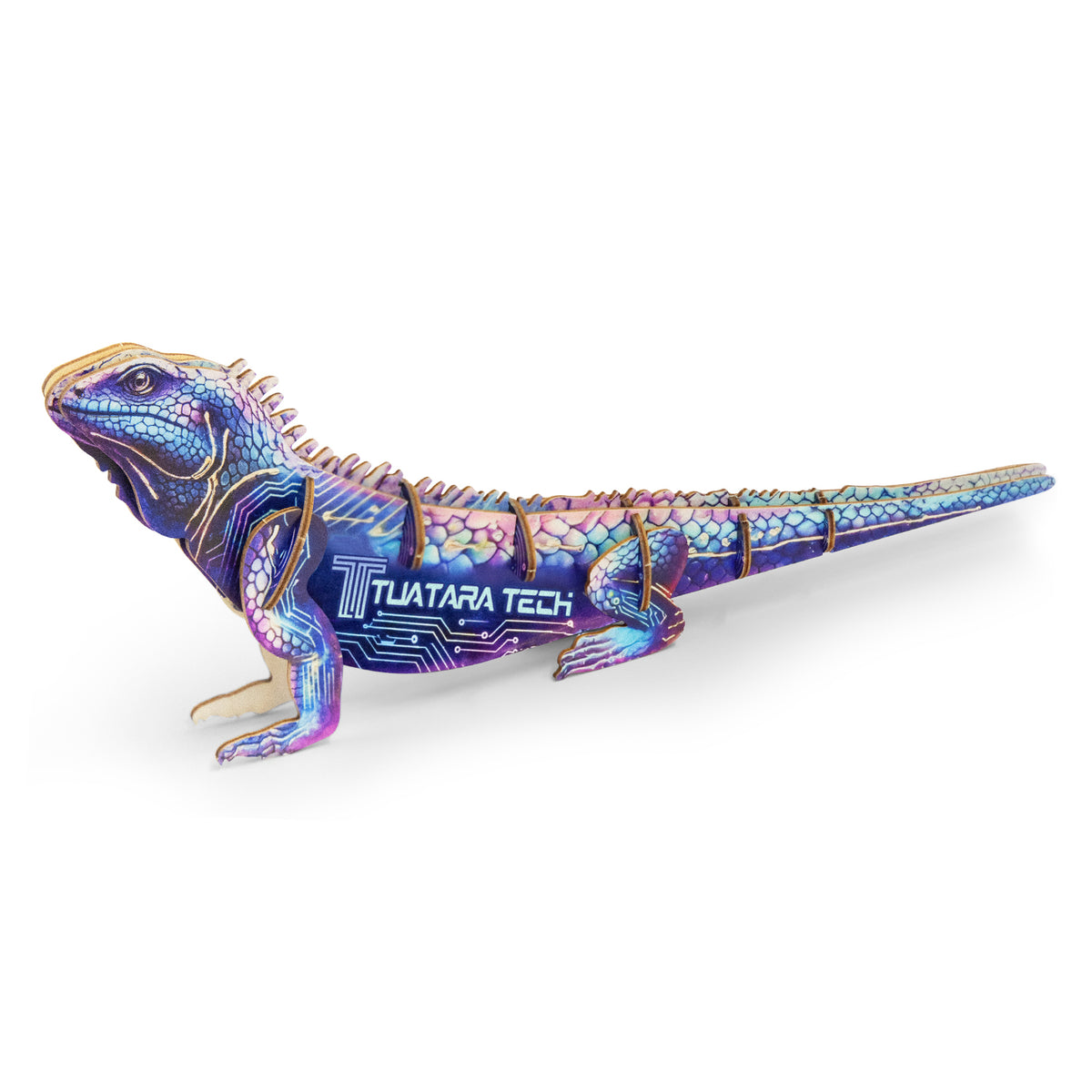 BRANDCRAFT Tuatara Wooden Model - Left Side