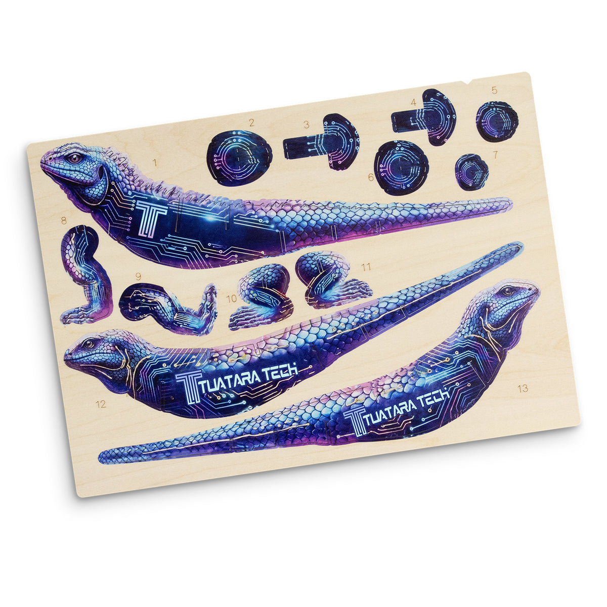 BRANDCRAFT Tuatara Wooden Model - Direct Digital