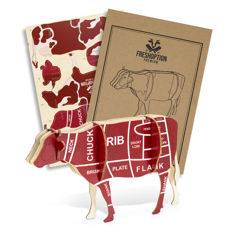 BRANDCRAFT Cow Wooden Model - Main