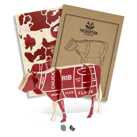 BRANDCRAFT Cow Wooden Model - Impact Aware