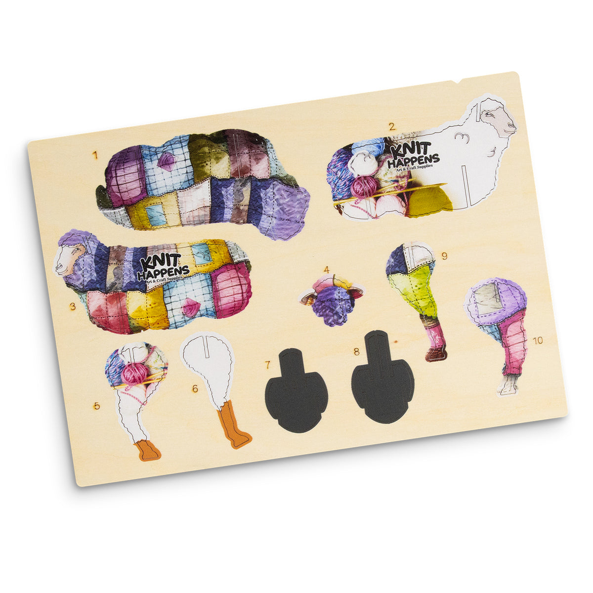BRANDCRAFT Sheep Wooden Model - Direct Digital