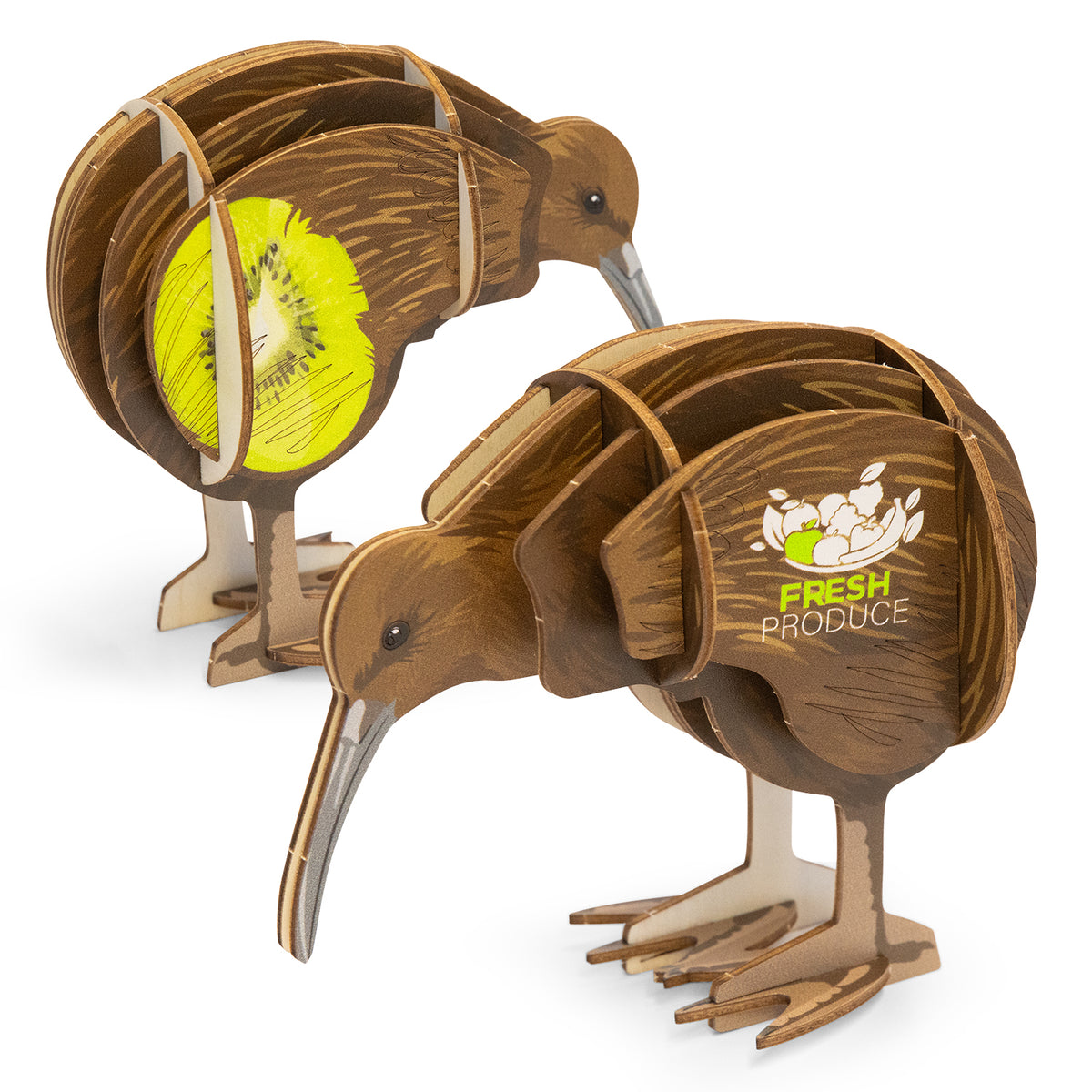 BRANDCRAFT Kiwi Wooden Model - Assembled