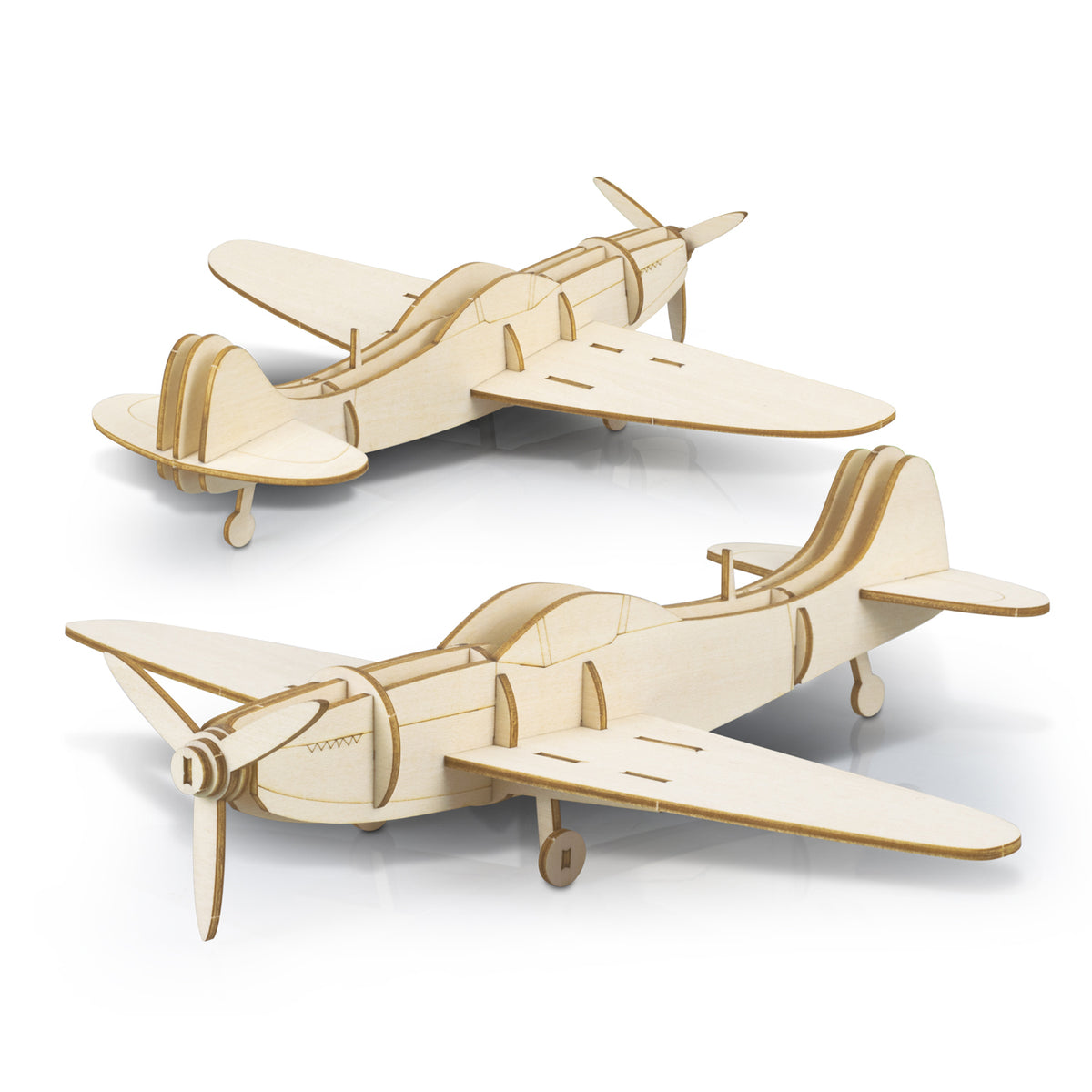 BRANDCRAFT Spitfire Wooden Model - Assembled Unbranded