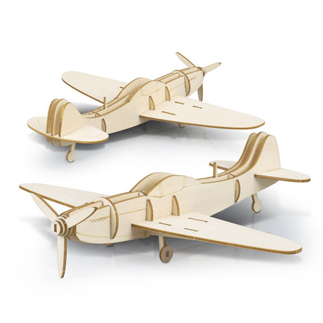 BRANDCRAFT Spitfire Wooden Model - Assembled Unbranded
