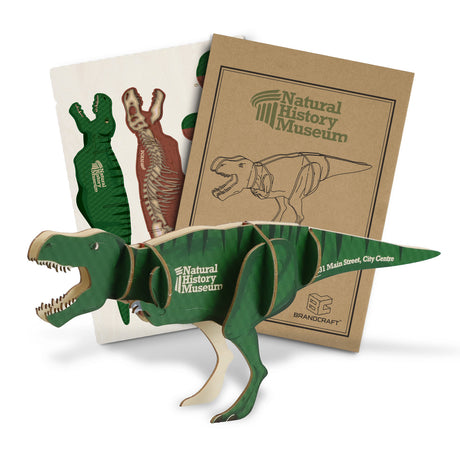 BRANDCRAFT Tyrannosaurus Rex Wooden Model - Main