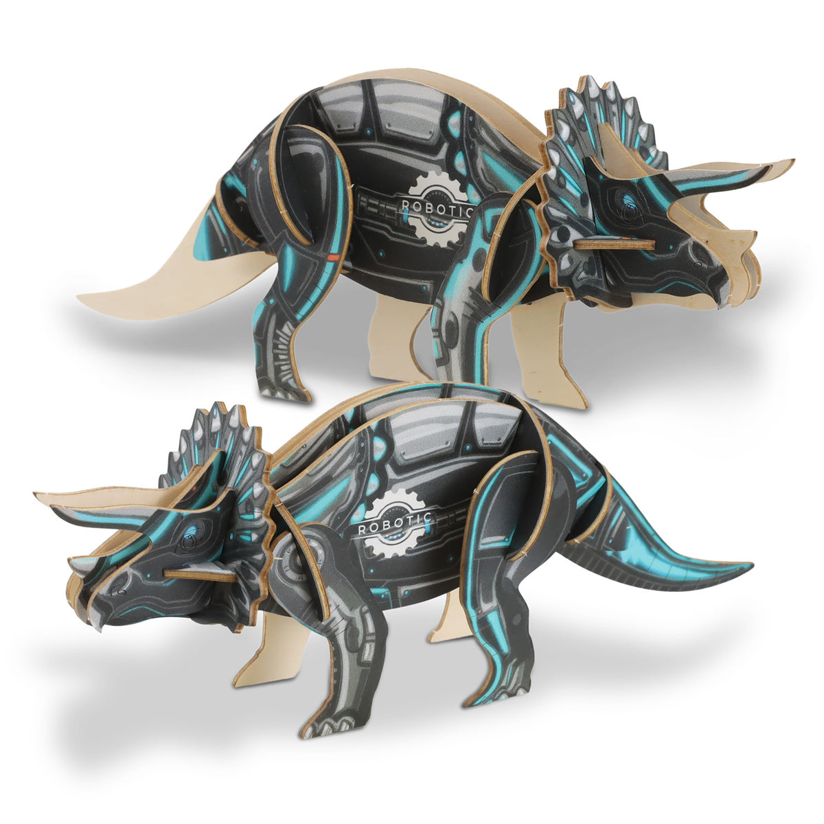 BRANDCRAFT Triceratops Wooden Model - Assembled