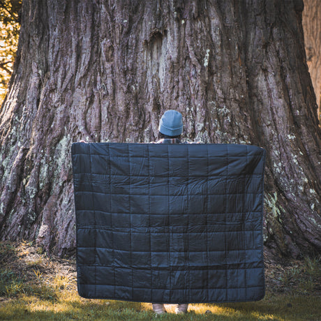Frontier Harrow Puffer Blanket - Feature