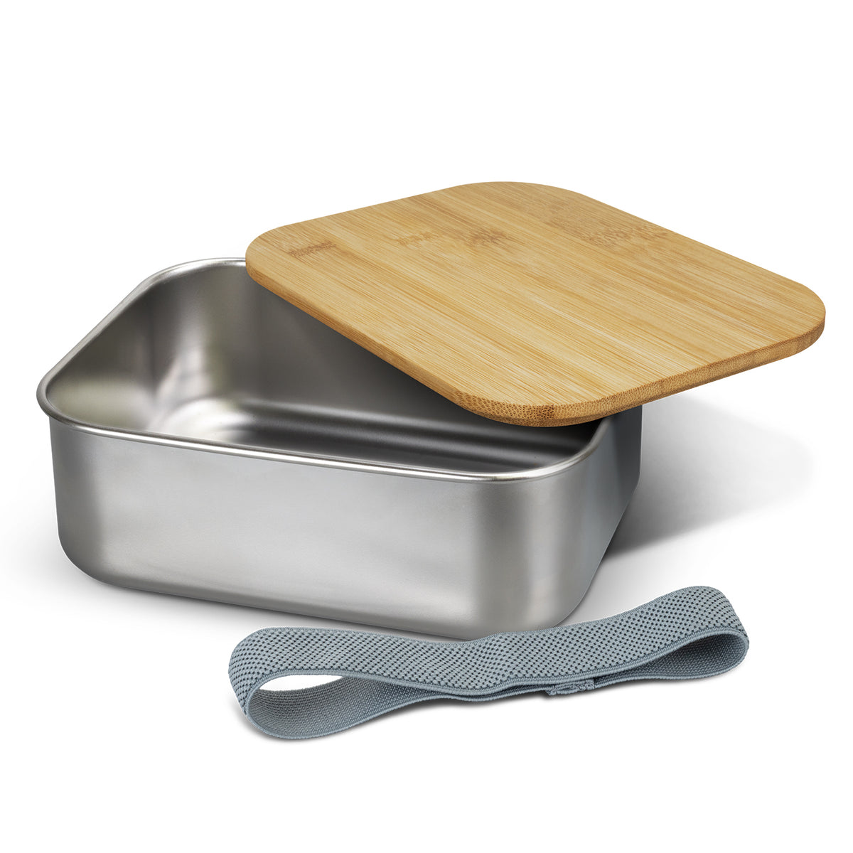NATURA Stainless Steel Lunch Box - Open