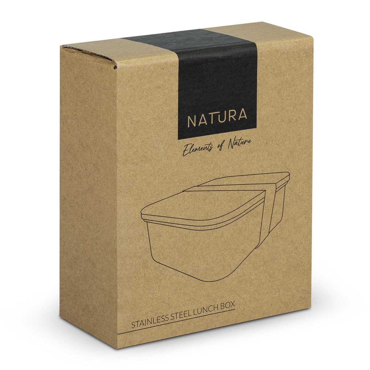 NATURA Stainless Steel Lunch Box - Gift Box